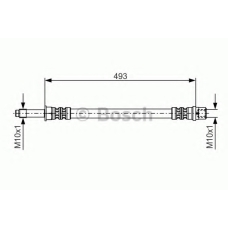 1 987 476 294 BOSCH Тормозной шланг