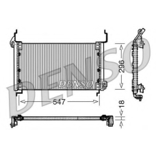 DCN09082 DENSO Конденсатор, кондиционер