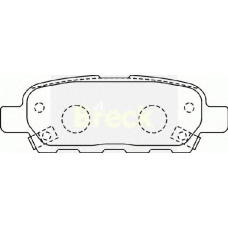 23871 00 C BRECK Комплект тормозных колодок, дисковый тормоз