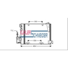0620501 KUHLER SCHNEIDER Конденсатор, кондиционер