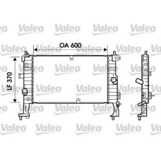734386 VALEO Радиатор, охлаждение двигателя