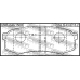 0101-GRJ150R FEBEST Комплект тормозных колодок, дисковый тормоз