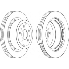DDF587-1 FERODO Тормозной диск