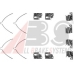 1269Q ABS Комплектующие, колодки дискового тормоза