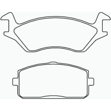 P 83 004 BREMBO Комплект тормозных колодок, дисковый тормоз