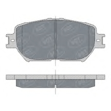 SP 275 PR SCT Комплект тормозных колодок, дисковый тормоз