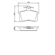 0 986 494 059<br />BOSCH<br />Комплект тормозных колодок, дисковый тормоз