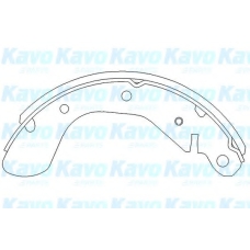 KBS-1403 KAVO PARTS Комплект тормозных колодок