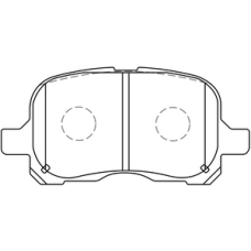PL-1302 JNBK Колодки тормозные