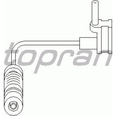 401 459 TOPRAN Датчик, износ тормозных колодок