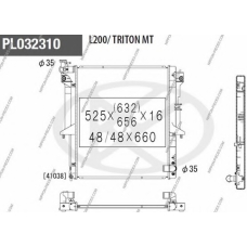 M156I60 NPS Радиатор, охлаждение двигателя