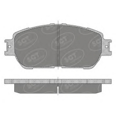 SP 474 SCT Комплект тормозных колодок, дисковый тормоз