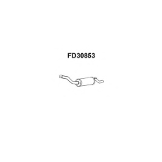 FD30853 VENEPORTE Глушитель выхлопных газов конечный