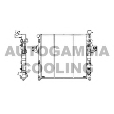 102134 AUTOGAMMA Радиатор, охлаждение двигателя