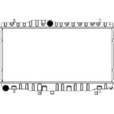 4422-1003 SAKURA  Automotive Радиатор, охлаждение двигателя