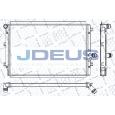 RA0010320 JDEUS Радиатор, охлаждение двигателя