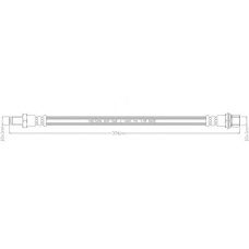 7316 REMKAFLEX Тормозной шланг