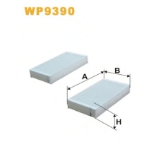 WP9390 WIX Фильтр, воздух во внутренном пространстве