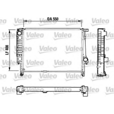 732594 VALEO Радиатор, охлаждение двигателя