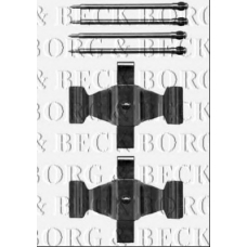 BBK1320 BORG & BECK Комплектующие, колодки дискового тормоза