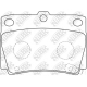 PN3391<br />NiBK<br />Комплект тормозных колодок, дисковый тормоз