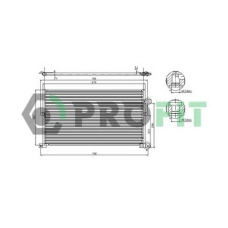 PR 2541C1 PROFIT Конденсатор, кондиционер