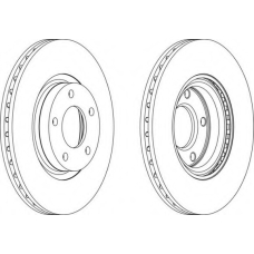 DDF1312-1 FERODO Тормозной диск
