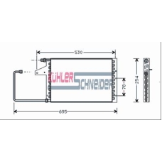 1520101 KUHLER SCHNEIDER Конденсатор, кондиционер
