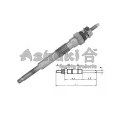 1713-6102 ASHUKI Свеча накаливания