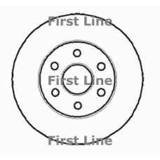 FBD251 FIRST LINE Тормозной диск