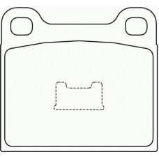 T0449 PAGID Комплект тормозных колодок, дисковый тормоз