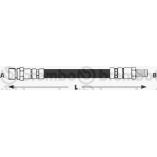 T 71 006 BREMBO Тормозной шланг