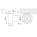 TD1471 TREVI AUTOMOTIVE Паразитный / Ведущий ролик, зубчатый ремень