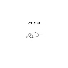 CT15145 VENEPORTE Средний глушитель выхлопных газов