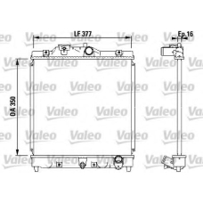 731434 VALEO Радиатор, охлаждение двигателя