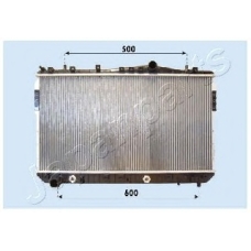 RDA313021 JAPANPARTS Радиатор, охлаждение двигателя
