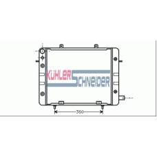 0600011 KUHLER SCHNEIDER Радиатор, охлаждение двигател