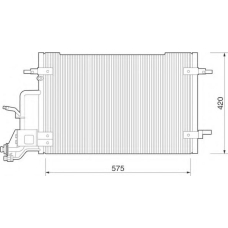 350203225000 MAGNETI MARELLI Конденсатор, кондиционер