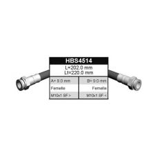HBS4514 QUINTON HAZELL Тормозной шланг