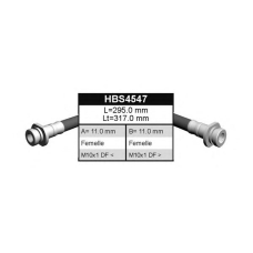 HBS4547 QUINTON HAZELL Тормозной шланг