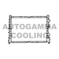 100010 AUTOGAMMA Радиатор, охлаждение двигателя