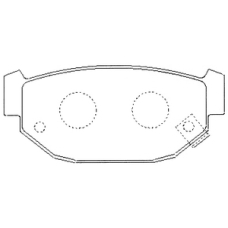 PN-7207 JNBK Колодки тормозные