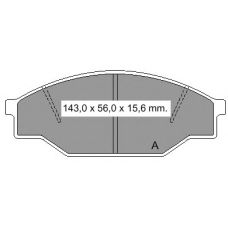 835760 Vema Комплект тормозных колодок, дисковый тормоз
