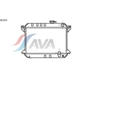 HD2029 AVA Радиатор, охлаждение двигателя