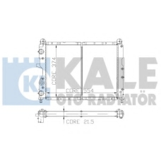 158600 KALE OTO RADYATOR Радиатор, охлаждение двигателя