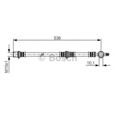 1 987 481 221 BOSCH Тормозной шланг
