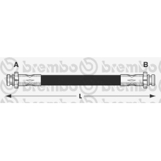 T 15 001 BREMBO Тормозной шланг