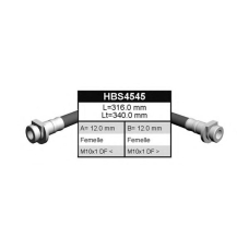 HBS4545 QUINTON HAZELL Тормозной шланг