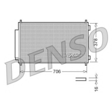 DCN40002 DENSO Конденсатор, кондиционер