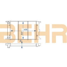 2110259 BEHR Radiator